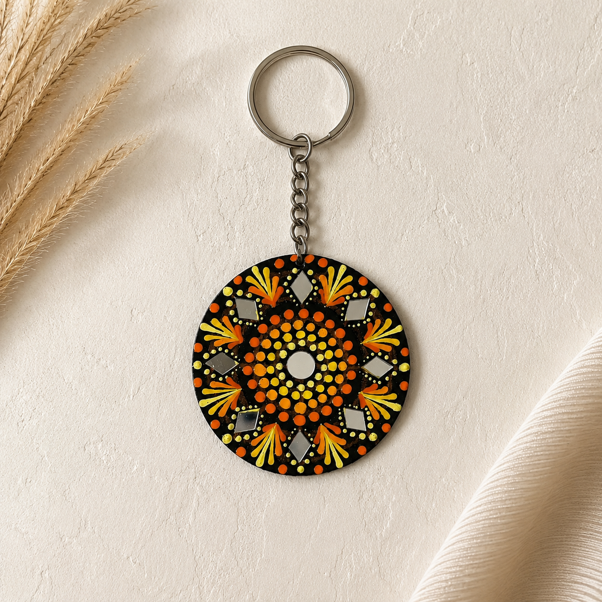 Susnhine Mirror Keychain