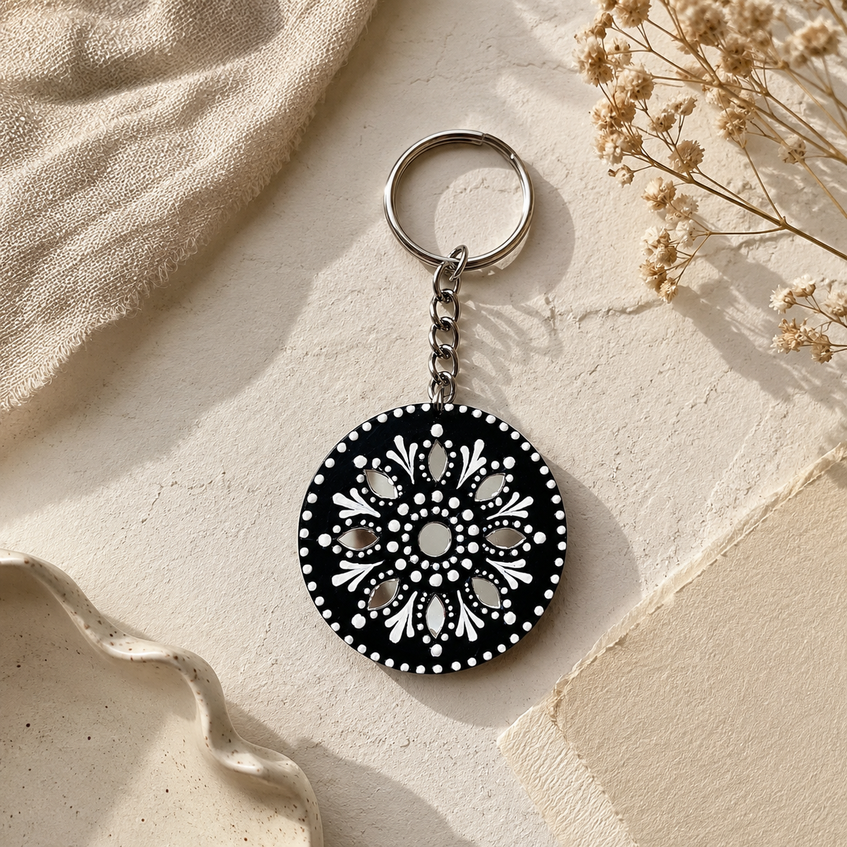 Black Mirror Keychain