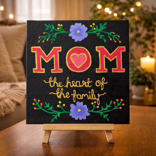 to mom original hand painted art unique handmade gift mothers